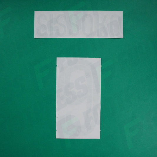 Flocage Officiel - AS Saint-Etienne, Sissoko, 2024/2025, Away, Vert/Blanc