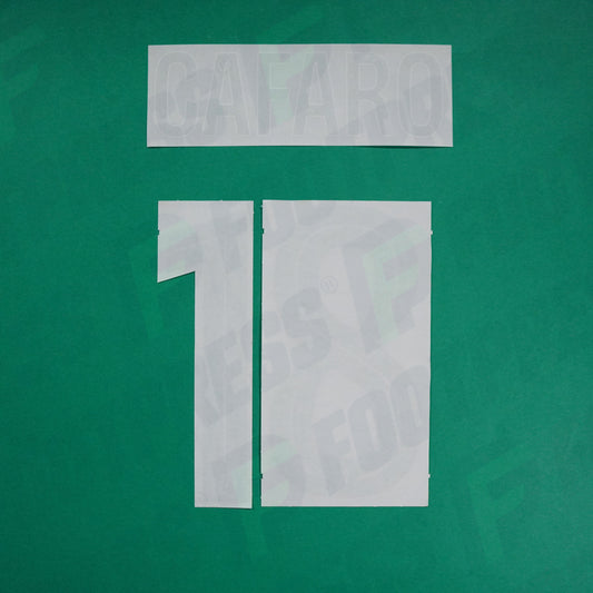 Flocage Officiel - AS Saint-Etienne, Cafaro, 2024/2025, Away, Vert/Blanc