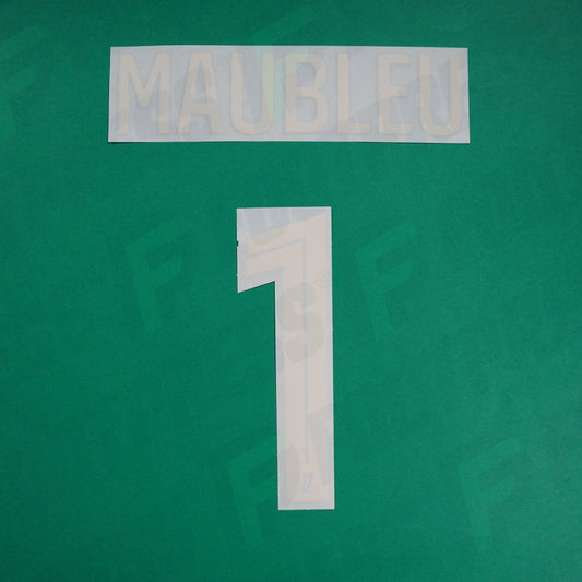 Flocage Officiel - AS Saint-Etienne, Maubleu, 2023/2024, 2024/2025, GK, Jaune