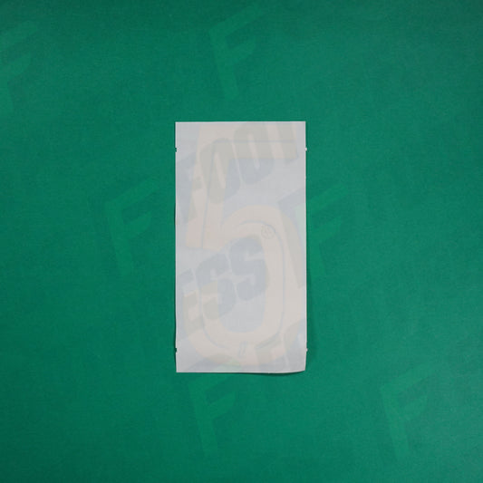 Flocage Officiel - Ligue 1, Chiffre Seul, 5, 2024/2025, GK ASSE, Jaune