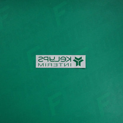 Flocage Officiel - Sponsor, AS Saint-Etienne, Kelyps Interim Grand, Vert