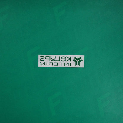 Flocage Officiel - Sponsor, AS Saint-Etienne, Kelyps Interim, Vert foncé