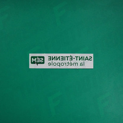 Flocage Officiel - Sponsor, AS Saint-Etienne, SEM Saint-Etienne La metropole, Vert foncé