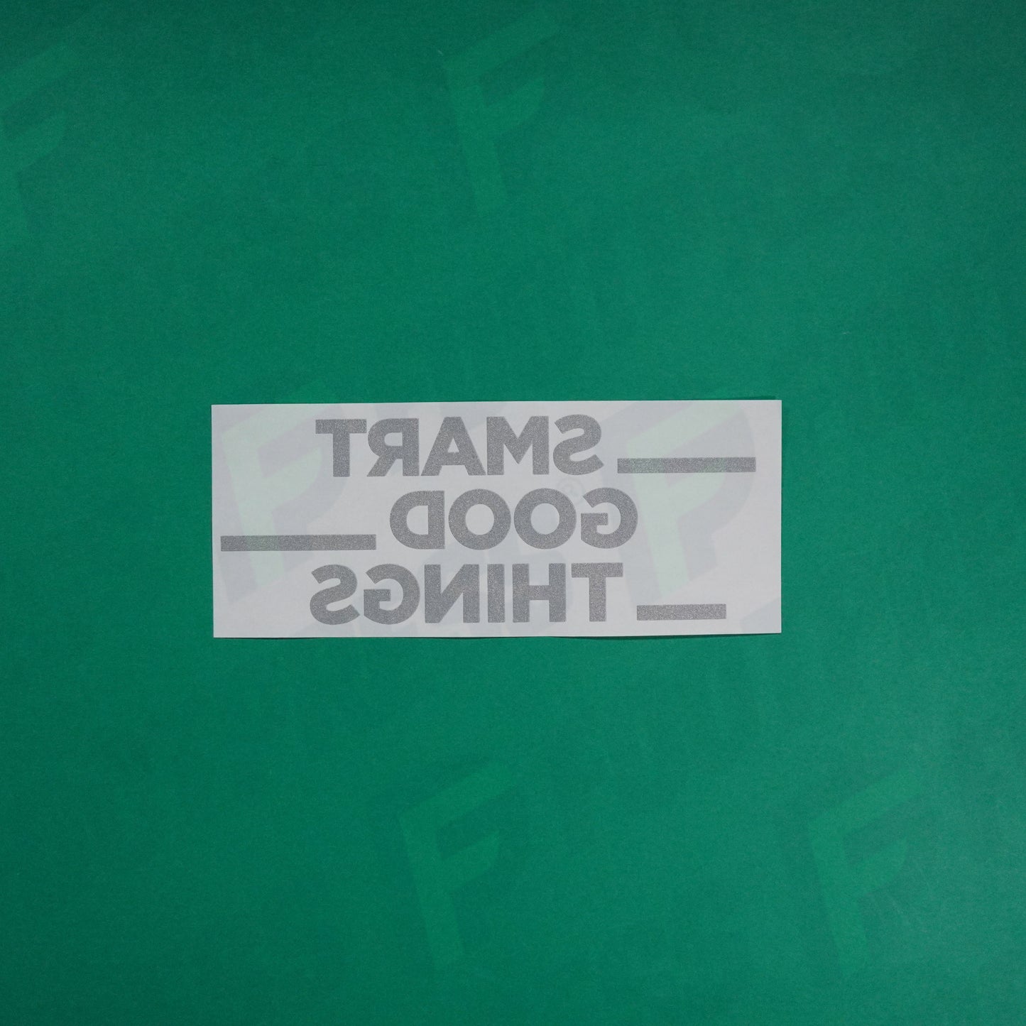 Flocage Officiel - Sponsor, AS Saint-Etienne, Smart Good Things Petit, Argenté