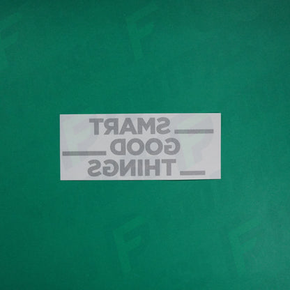 Flocage Officiel - Sponsor, AS Saint-Etienne, Smart Good Things Petit, Argenté