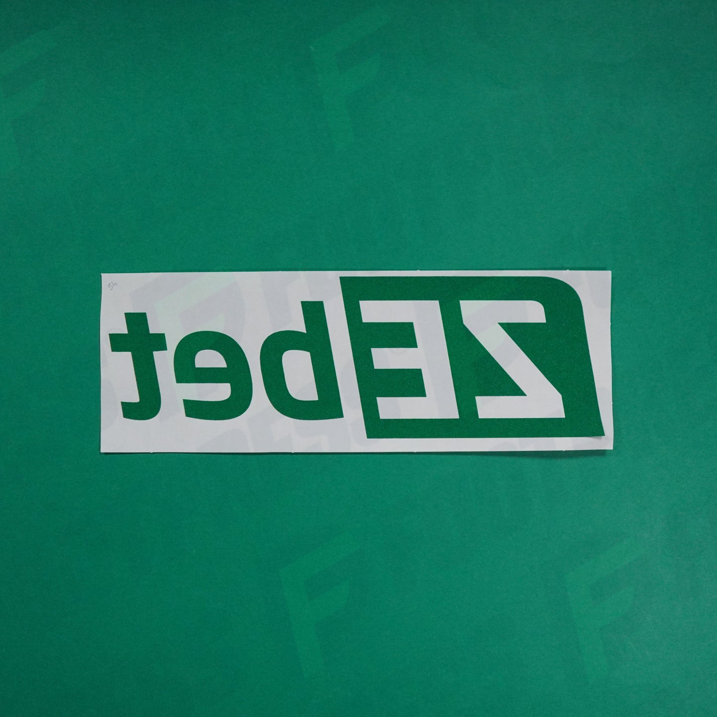 Flocage Officiel - Sponsor, AS Saint-Etienne, ZeBet, Vert