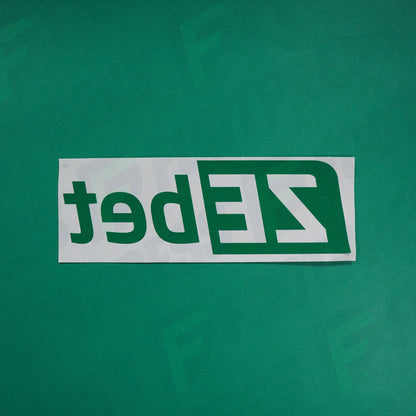 Flocage Officiel - Sponsor, AS Saint-Etienne, ZeBet, Vert