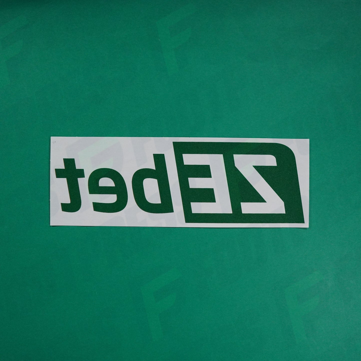Flocage Officiel - Sponsor, AS Saint-Etienne, ZeBet, Vert foncé