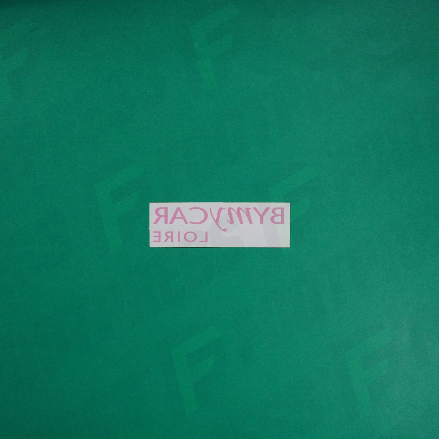 Flocage Officiel - Sponsor, AS Saint-Etienne, By My Car Loire, Rose