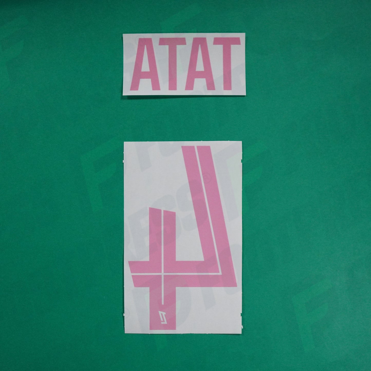 Flocage Officiel - AS Saint-Etienne, Ekwah - Tata, 2024/2025, Octobre Rose, Rose