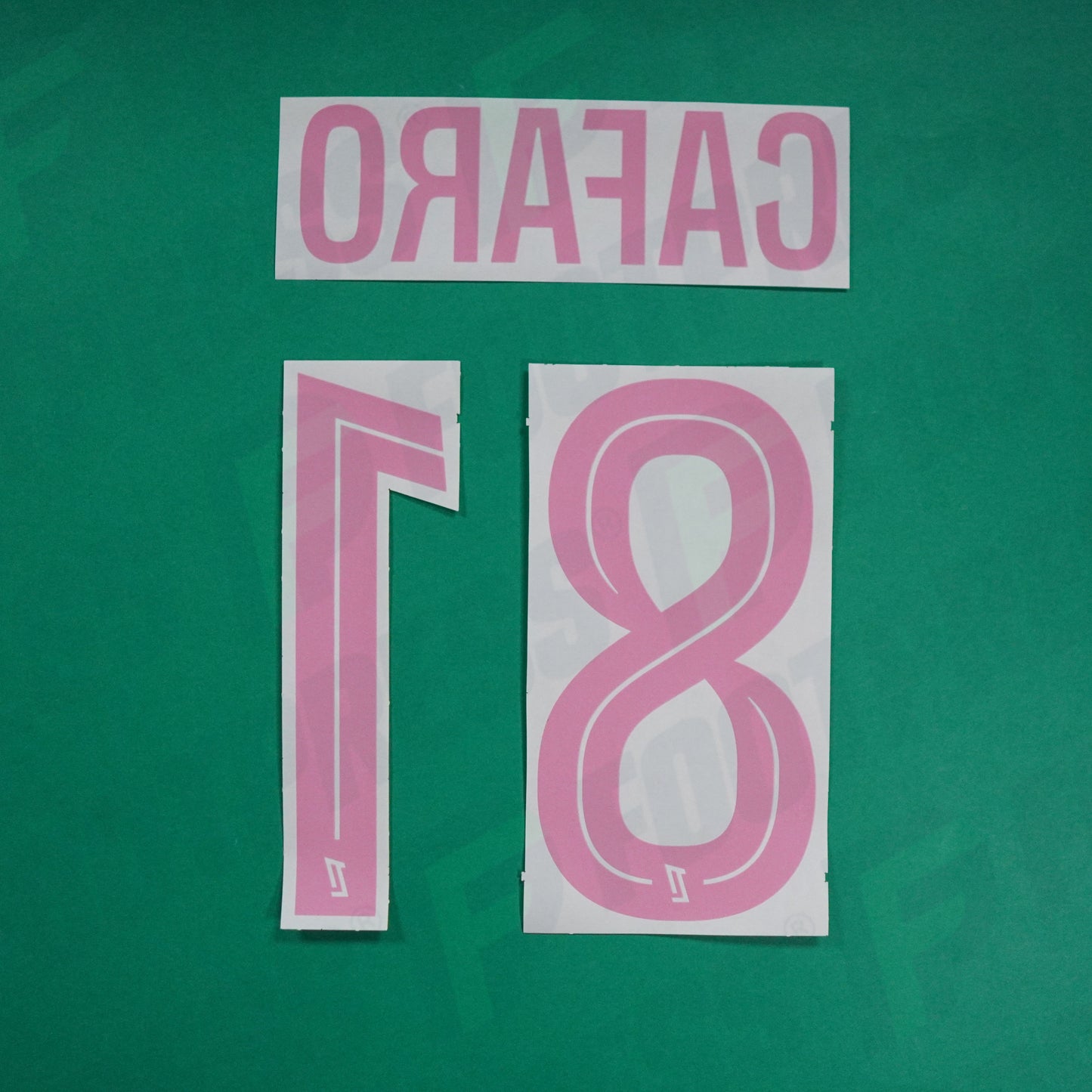 Flocage Officiel - AS Saint-Etienne, Cafaro, 2024/2025, Octobre Rose, Rose