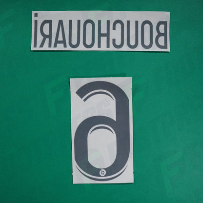 Flocage Officiel - AS Saint-Etienne, Bouchouari, 2023/2024, Third, Blanc