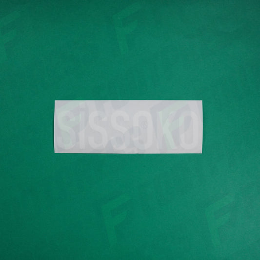 Flocage Officiel - AS Saint-Etienne, Nom Seul, Sissoko, 2023/2024, Third, Blanc