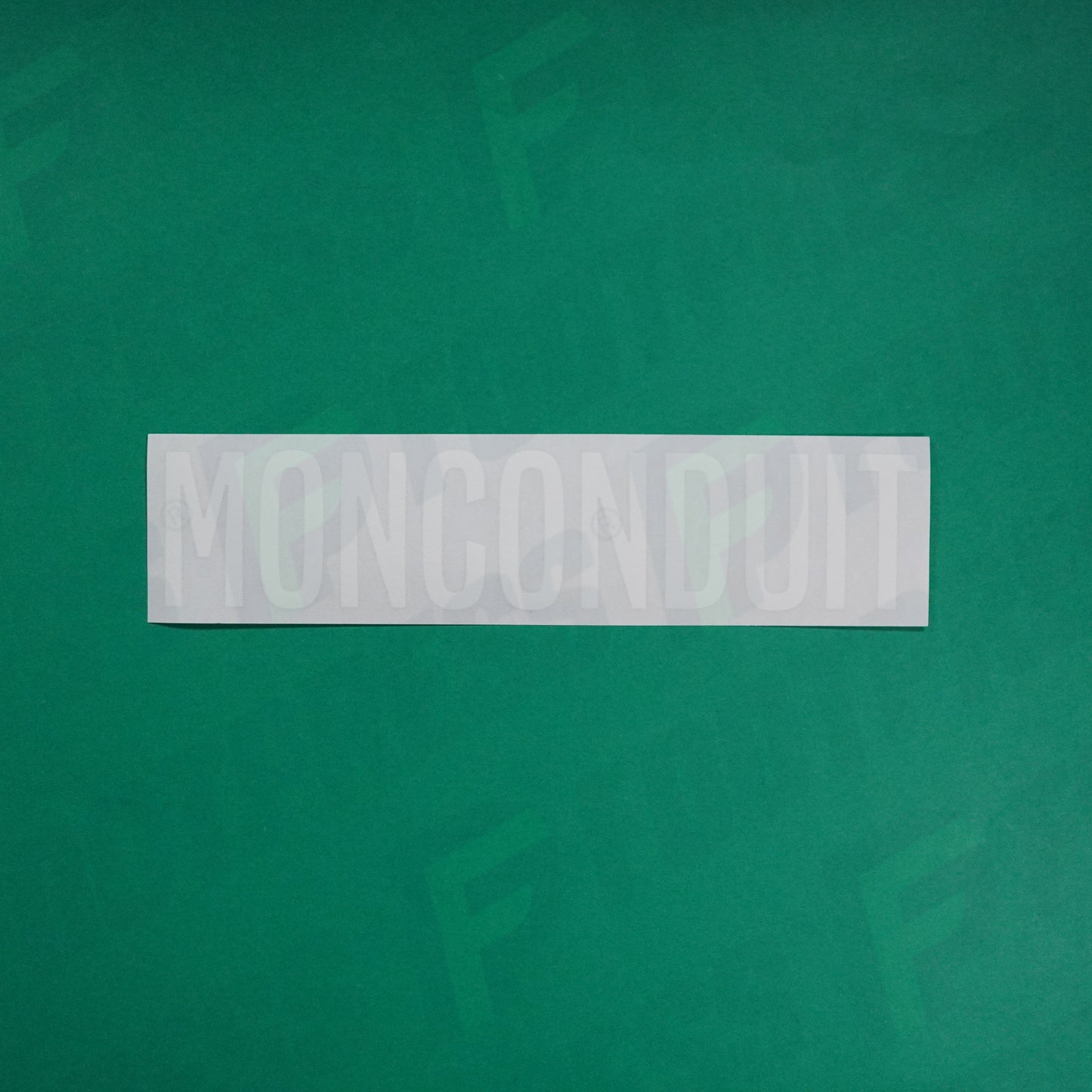 Flocage Officiel - AS Saint-Etienne, Nom Seul, Monconduit, 2024/2025, Home, Blanc/Vert