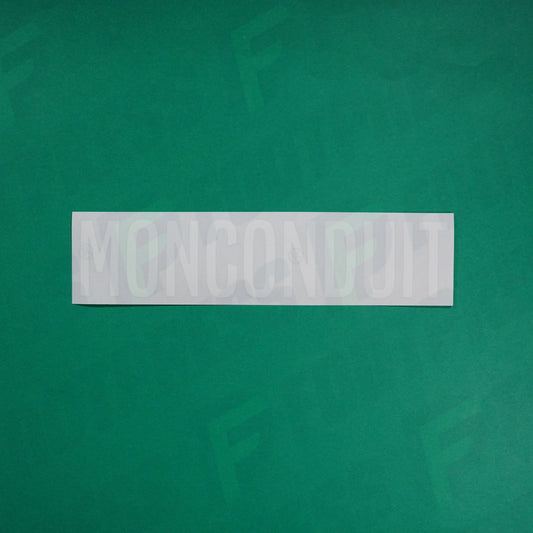 Flocage Officiel - AS Saint-Etienne, Nom Seul, Monconduit, 2024/2025, Home, Blanc/Vert