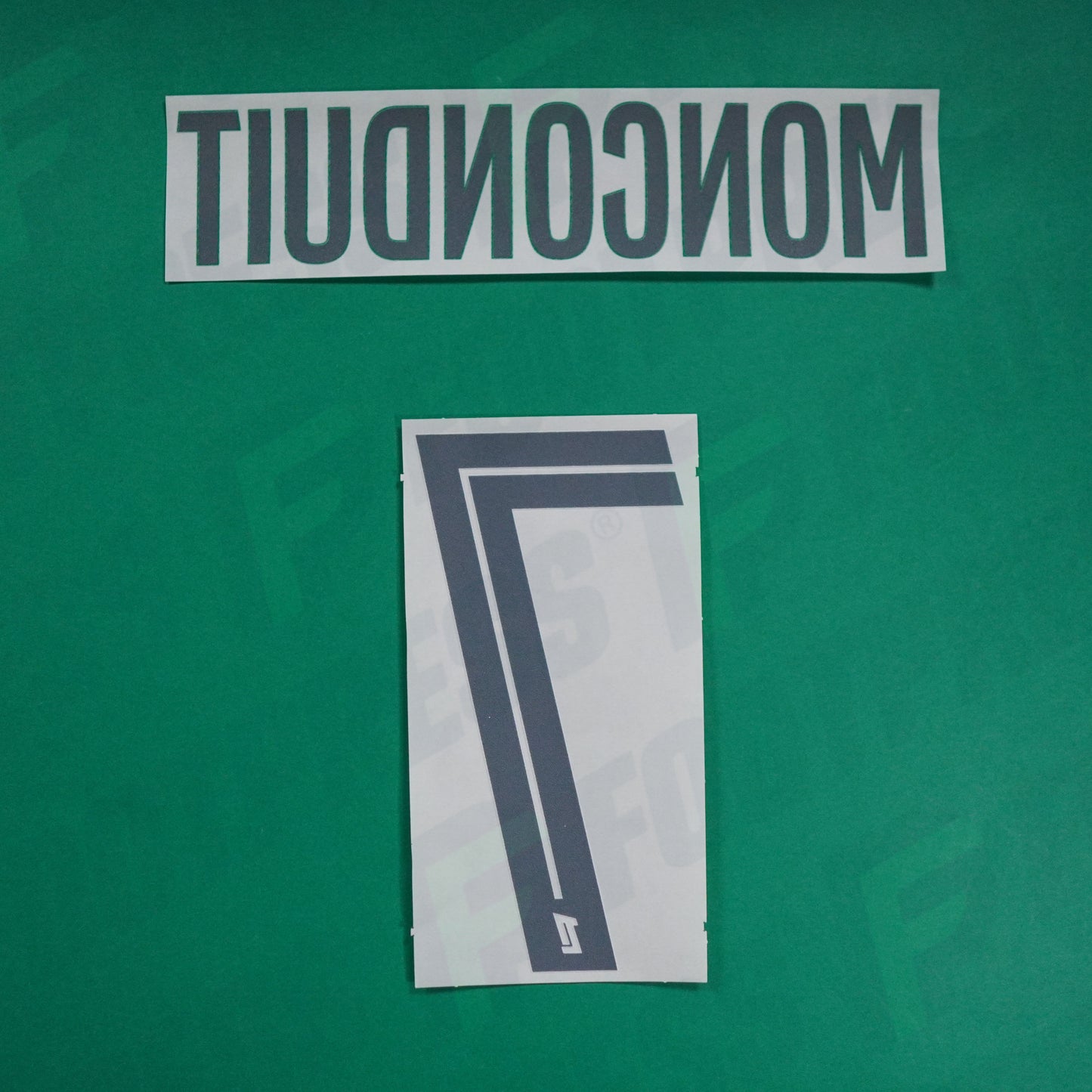 Flocage Officiel - AS Saint-Etienne, Monconduit, 2024/2025, Home, Blanc/Vert