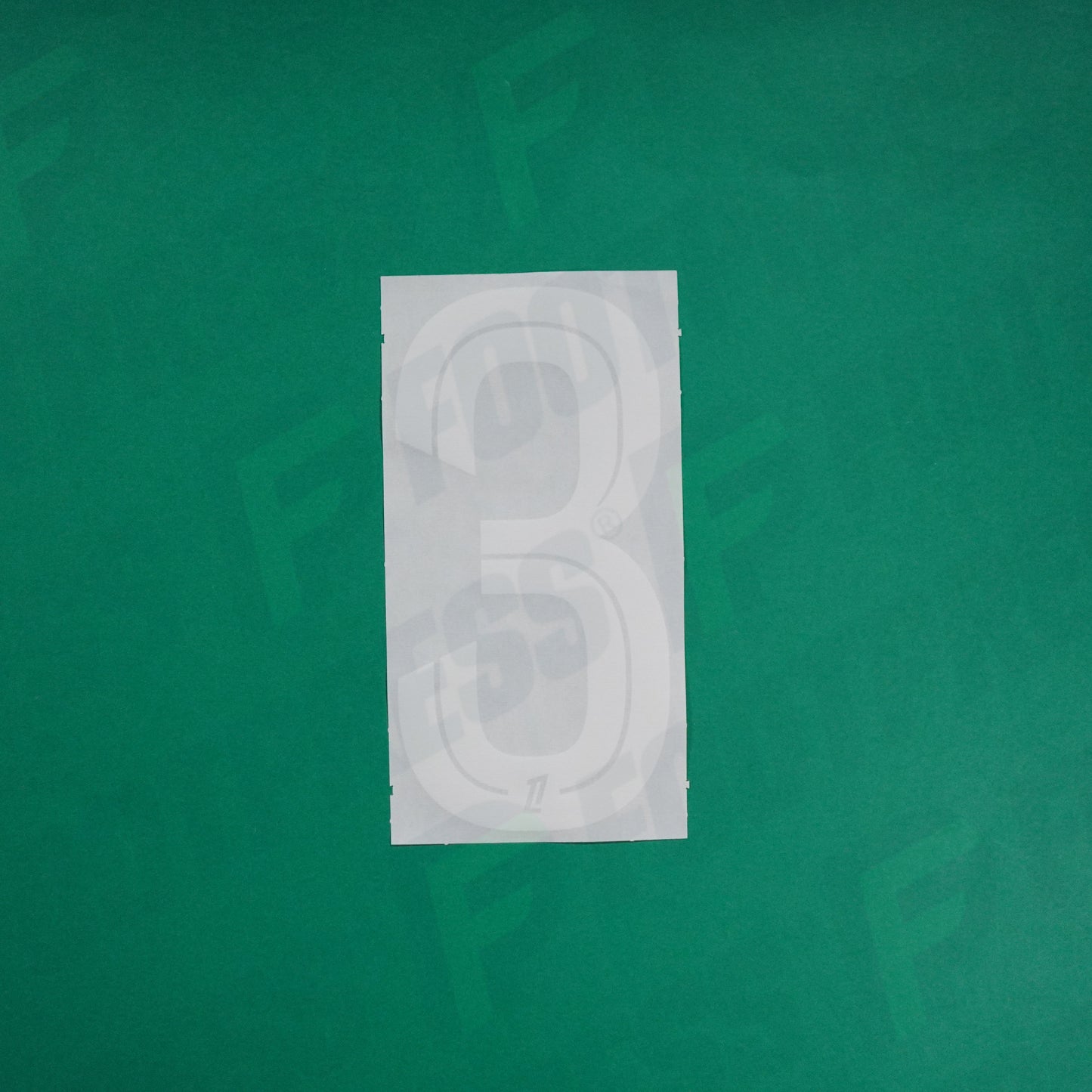 Flocage Officiel - AS Saint-Etienne, Chiffre Seul, 3, 2024/2025, Home, Blanc