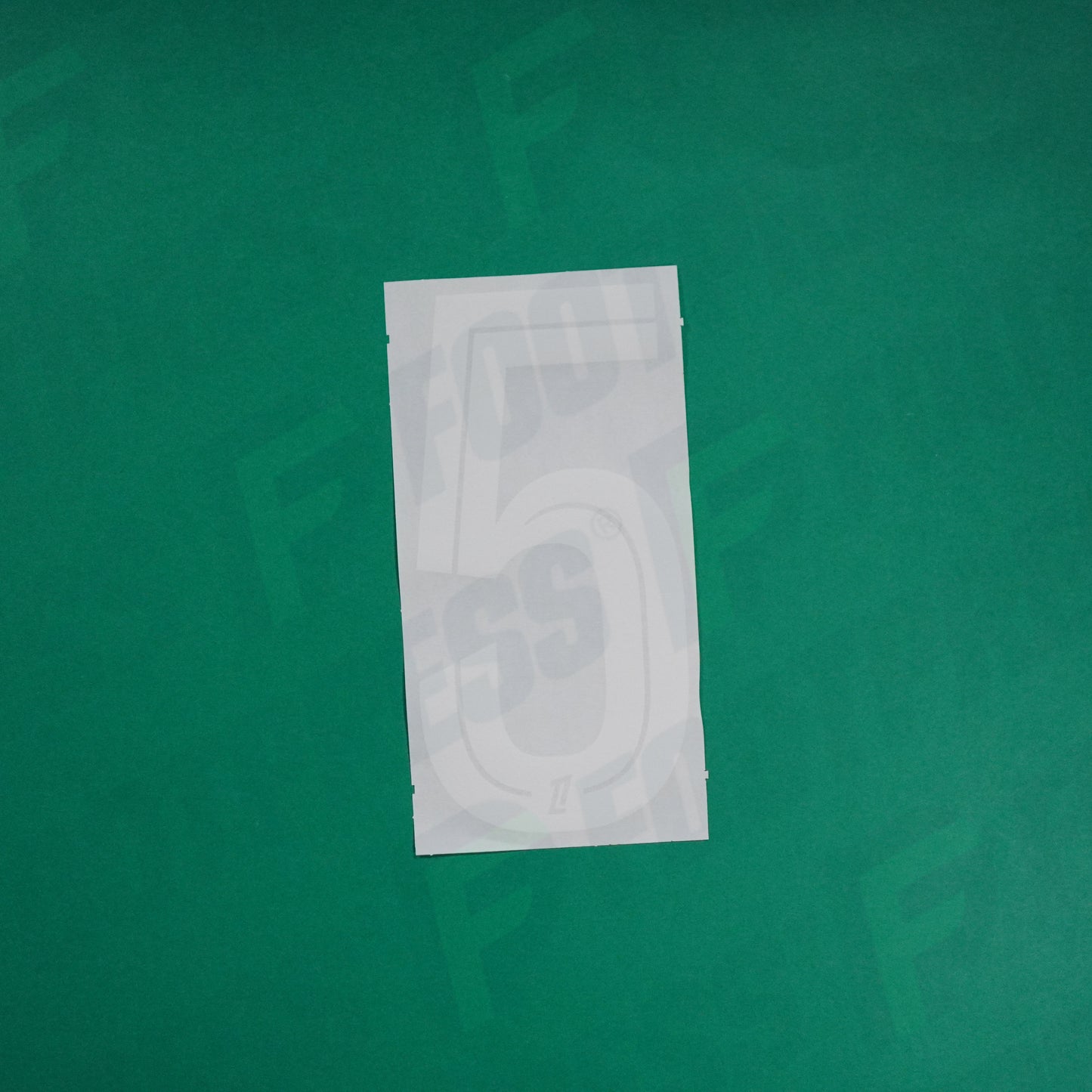 Flocage Officiel - AS Saint-Etienne, Chiffre Seul, 5, 2024/2025, Home, Blanc