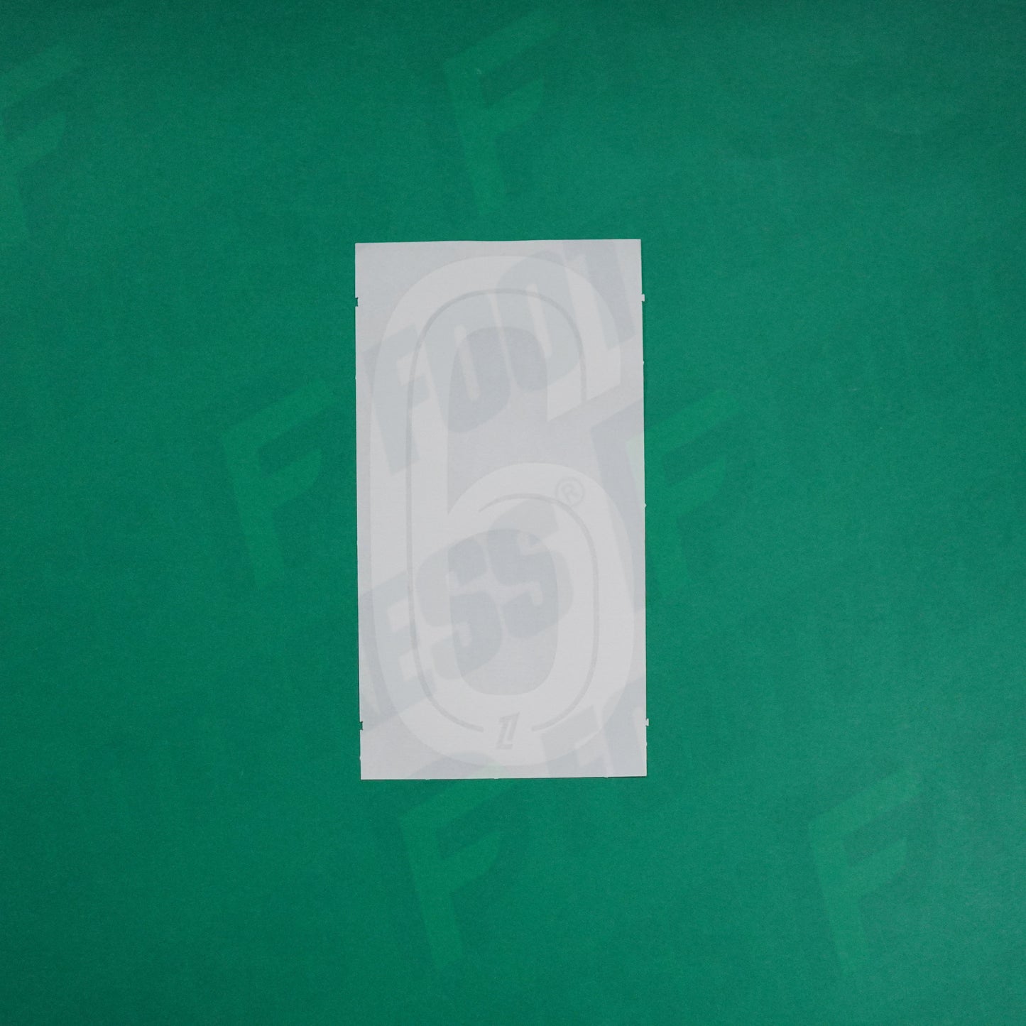 Flocage Officiel - AS Saint-Etienne, Chiffre Seul, 6, 2024/2025, Home, Blanc