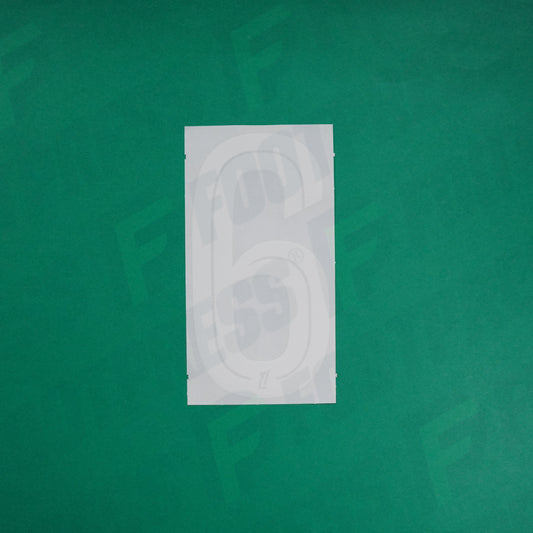 Flocage Officiel - AS Saint-Etienne, Chiffre Seul, 6, 2024/2025, Home, Blanc