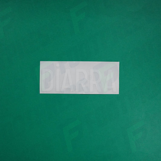 Flocage Officiel - AS Saint-Etienne, Nom Seul, Diarra, 2022/2023 2023/2024, Home, Blanc/Vert