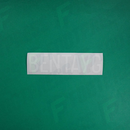 Flocage Officiel - AS Saint-Etienne, Nom Seul, Bentayg, 2022/2023 2023/2024, Home, Blanc/Vert