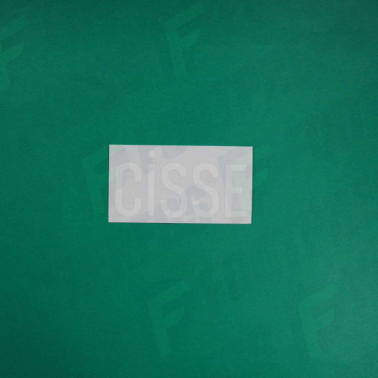 Flocage Officiel - AS Saint-Etienne, Nom Seul, Cissé, 2022/2023 2023/2024, Home, Blanc/Vert