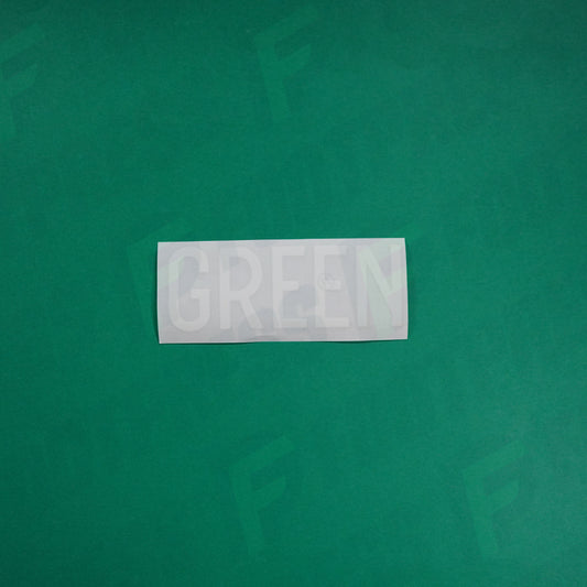 Flocage Officiel - AS Saint-Etienne, Nom Seul, Green, 2022/2023 2023/2024, Home, Blanc/Vert