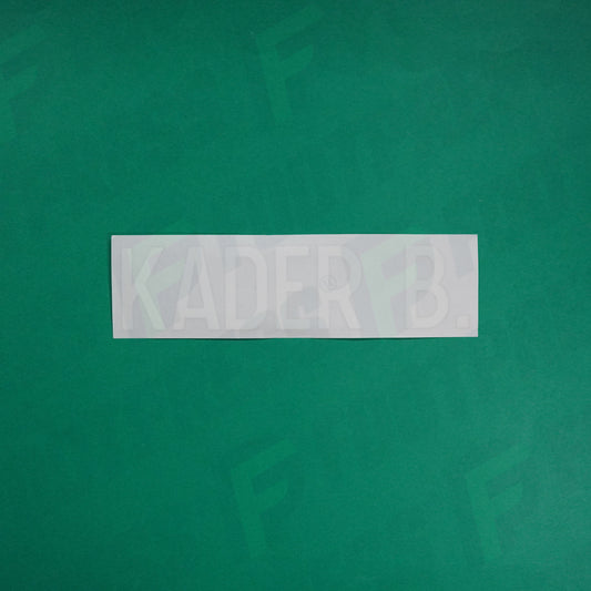 Flocage Officiel - AS Saint-Etienne, Nom Seul, Kader Bamba, 2022/2023 2023/2024, Home, Blanc/Vert