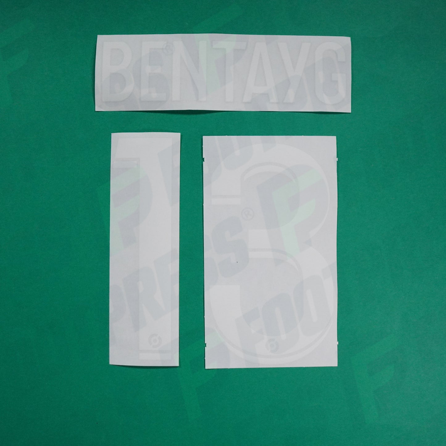 Flocage Officiel - AS Saint-Etienne, Bentayg, 2022/2023 2023/2024, Home, Blanc/Vert