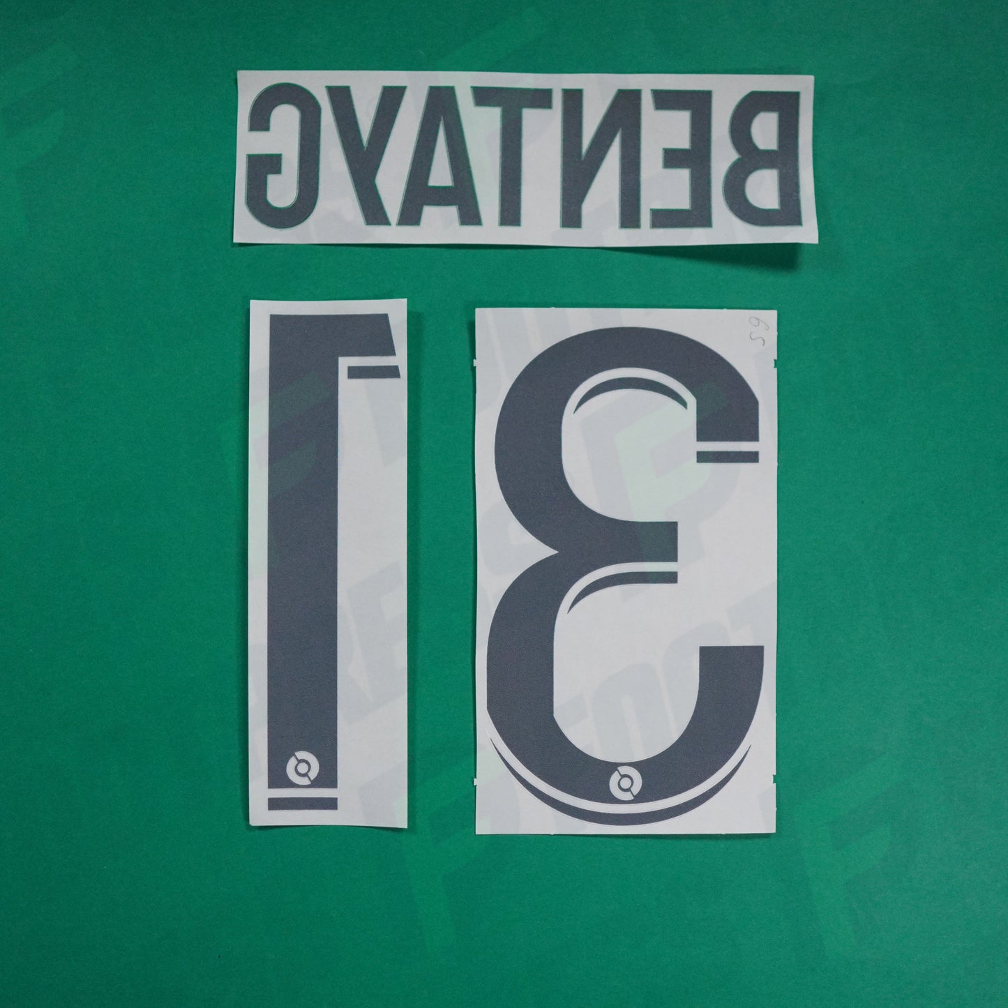 Flocage Officiel - AS Saint-Etienne, Bentayg, 2022/2023 2023/2024, Home, Blanc/Vert