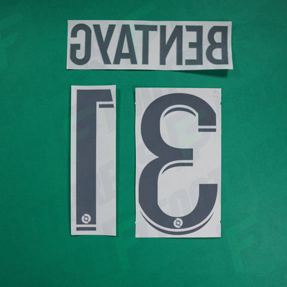 Flocage Officiel - AS Saint-Etienne, Bentayg, 2022/2023 2023/2024, Home, Blanc/Vert