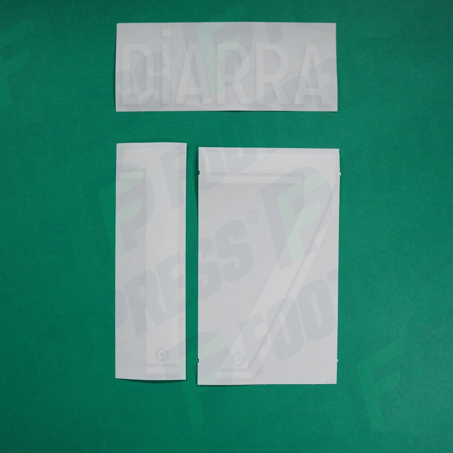 Flocage Officiel - AS Saint-Etienne, Diarra, 2022/2023 2023/2024, Home, Blanc/Vert