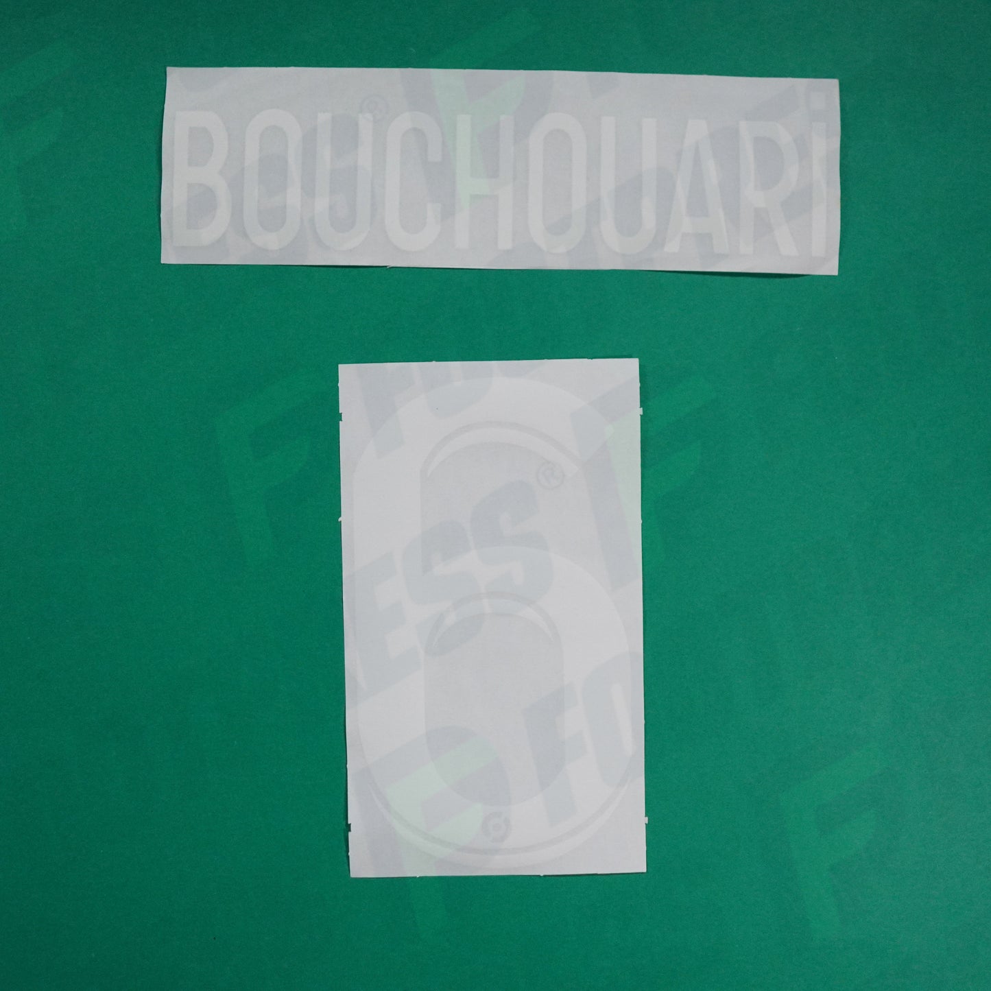 Flocage Officiel - AS Saint-Etienne, Bouchouari, 2022/2023 2023/2024, Home, Blanc/Vert