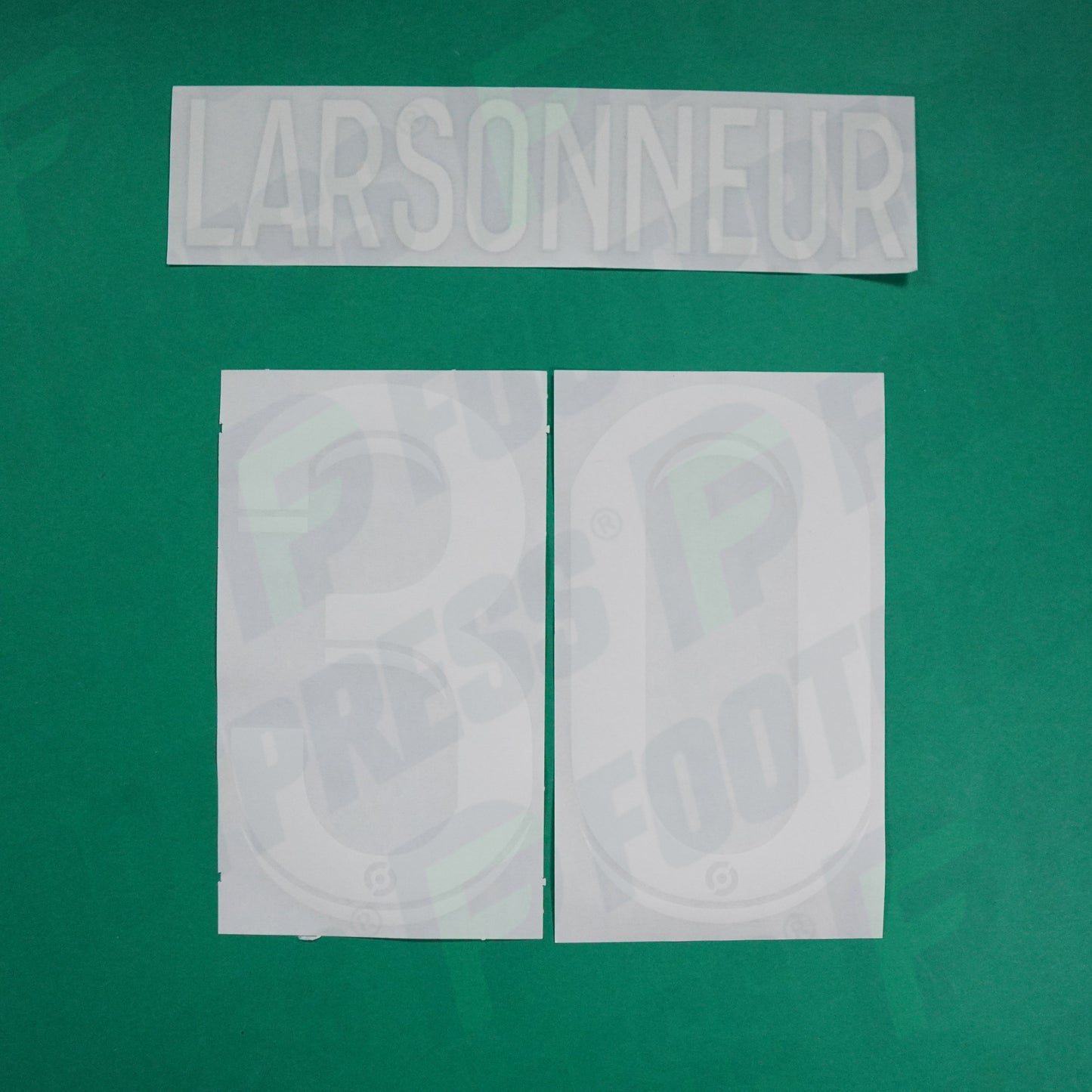 Flocage Officiel - AS Saint-Etienne, Larsonneur, 2022/2023 2023/2024, Home, Blanc/Vert