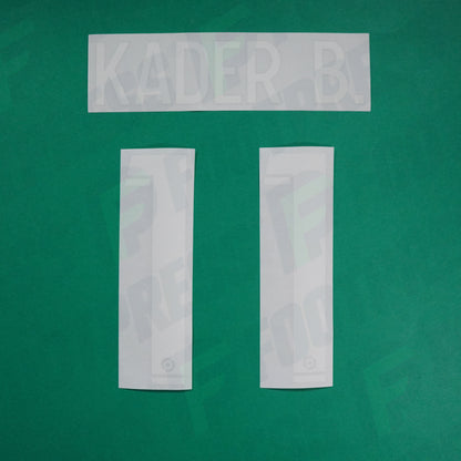 Flocage Officiel - AS Saint-Etienne, Kader Bamba, 2022/2023 2023/2024, Home, Blanc/Vert