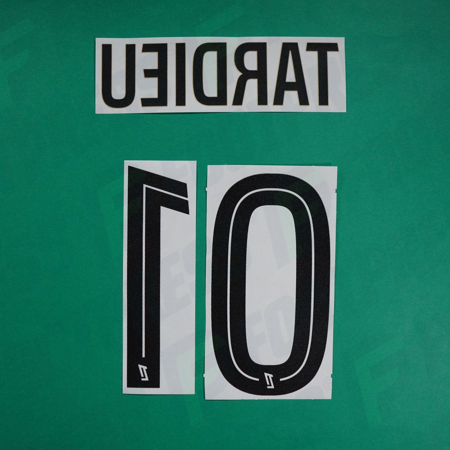 Flocage Officiel - AS Saint-Etienne, Tardieu, 2024/2025, Third, Noir