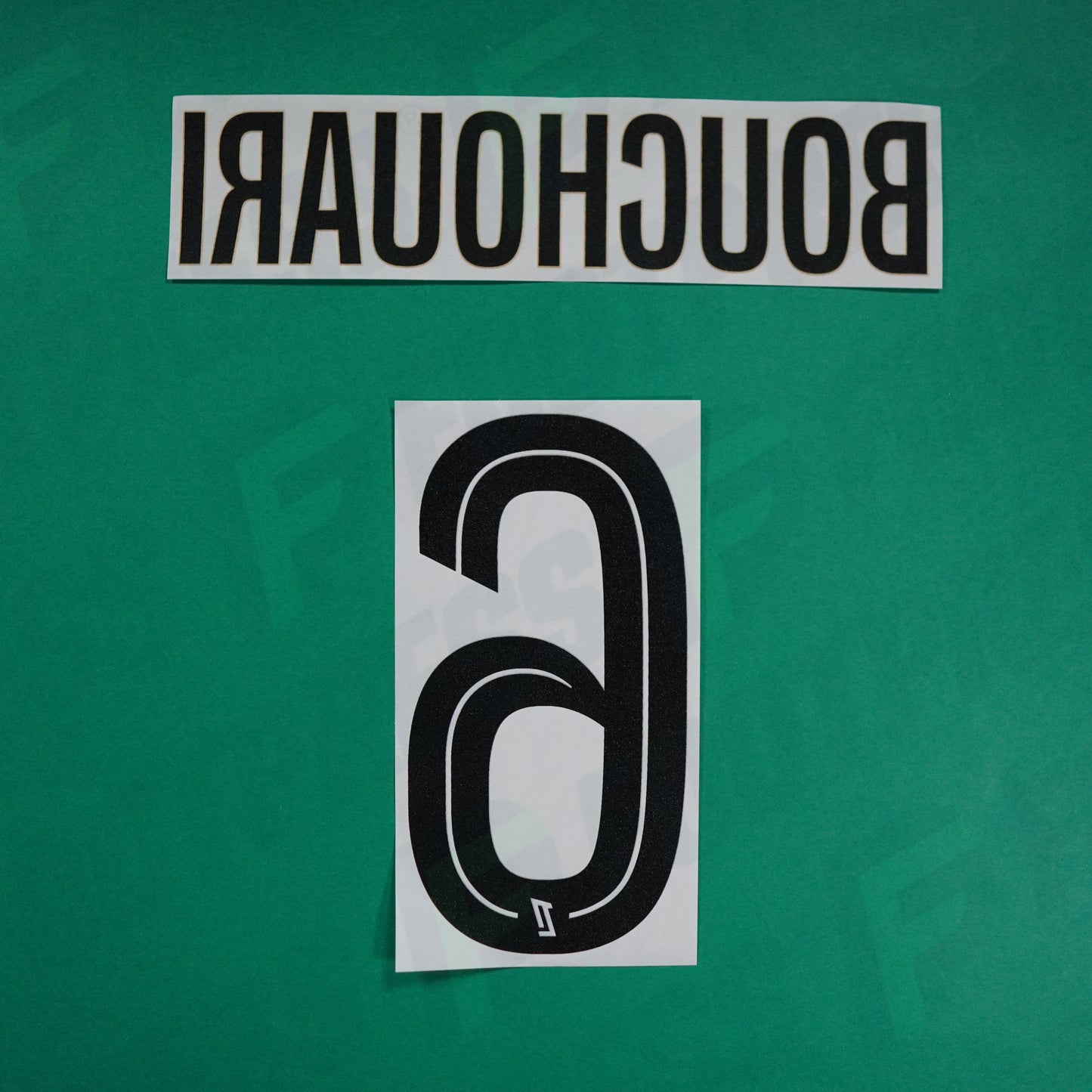 Flocage Officiel - AS Saint-Etienne, Bouchouari, 2024/2025, Third, Noir