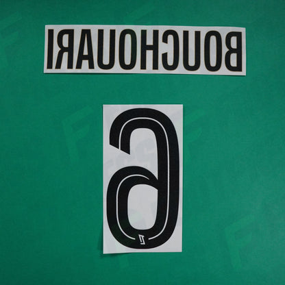 Flocage Officiel - AS Saint-Etienne, Bouchouari, 2024/2025, Third, Noir