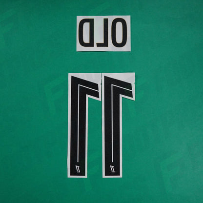 Flocage Officiel - AS Saint-Etienne, Old, 2024/2025, Third, Noir