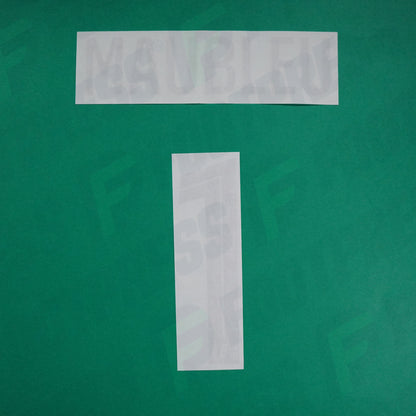 Flocage Officiel - AS Saint-Etienne, Maubleu, 2024/2025, Third, Noir