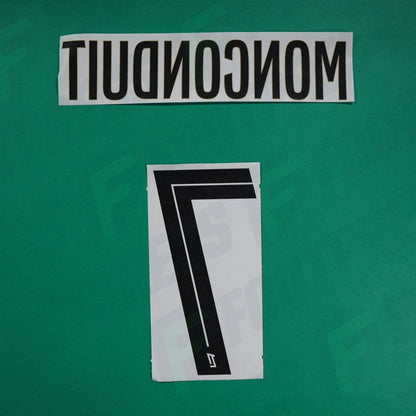 Flocage Officiel - AS Saint-Etienne, Monconduit, 2024/2025, Third, Noir