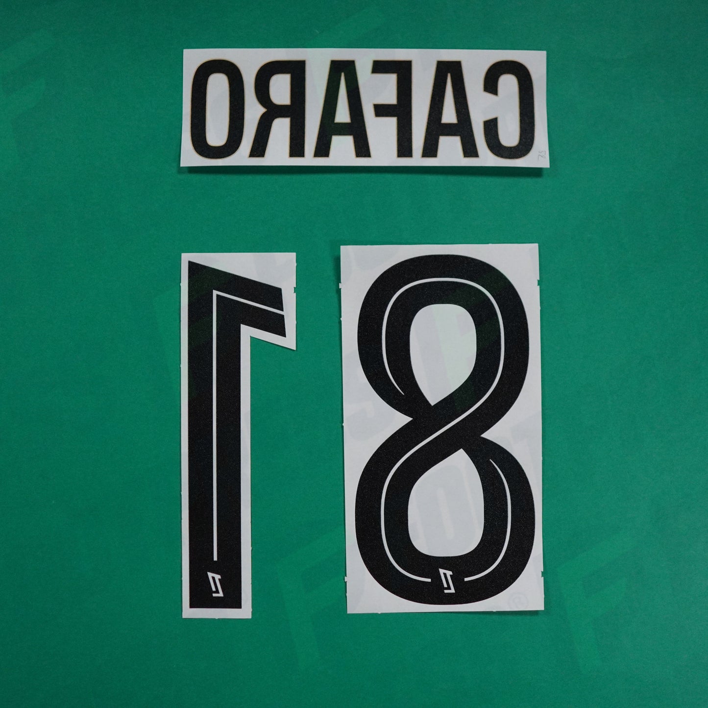 Flocage Officiel - AS Saint-Etienne, Cafaro, 2024/2025, Third, Noir