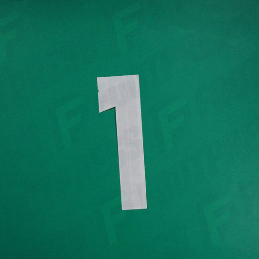 Flocage Officiel - AS Saint-Etienne, Chiffre Seul, 1, 2024/2025, Third, Noir