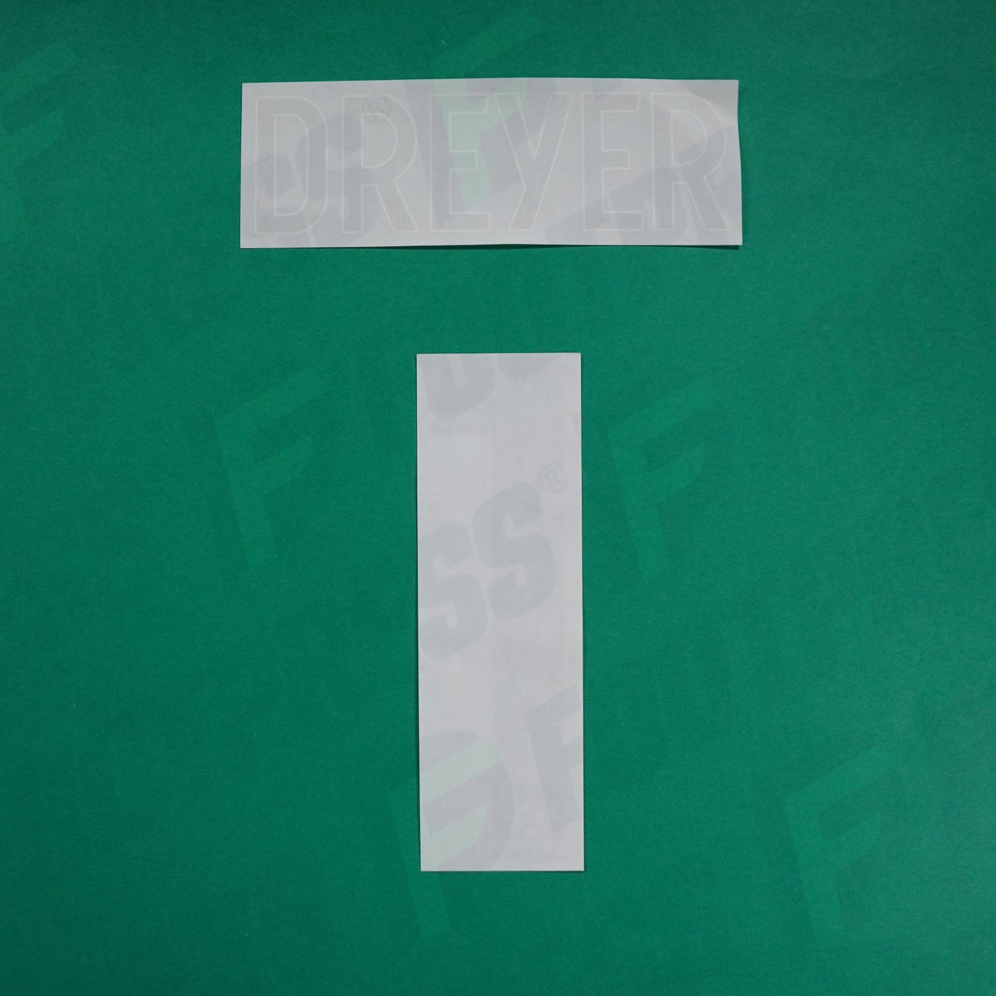 Flocage Officiel - AS Saint-Etienne, Dreyer, 2022/2023 2023/2024, Away, Vert/Blanc