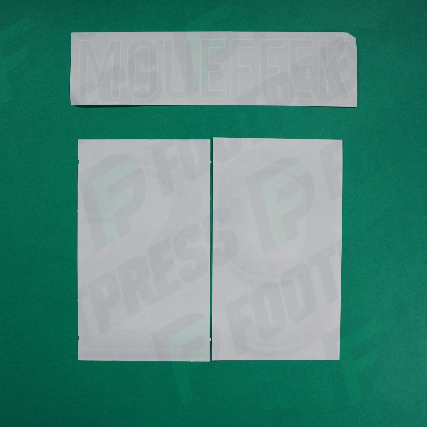 Flocage Officiel - AS Saint-Etienne, Moueffek, 2022/2023 2023/2024, Away, Vert/Blanc