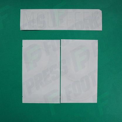 Flocage Officiel - AS Saint-Etienne, Moueffek, 2022/2023 2023/2024, Away, Vert/Blanc