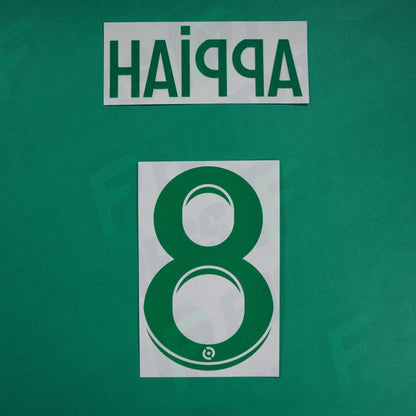 Flocage Officiel - AS Saint-Etienne, Appiah, 2022/2023 2023/2024, Away, Vert/Blanc