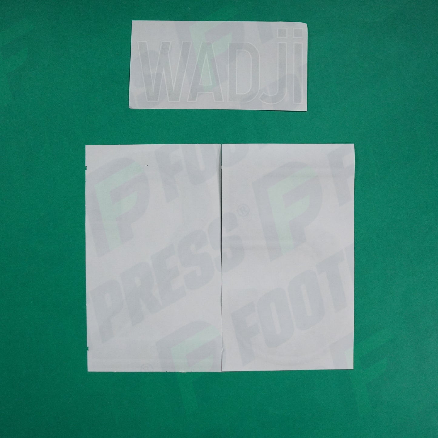 Flocage Officiel - AS Saint-Etienne, Wadji, 2022/2023 2023/2024, Away, Vert/Blanc