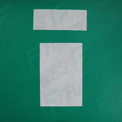 Flocage Officiel - AS Saint-Etienne, Saïdou Sow, 2022/2023 2023/2024, Away, Vert/Blanc